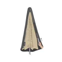 GI Hawaii zweefparasol Deluxe 300 x 300 cm. - Zand - met voet en hoes