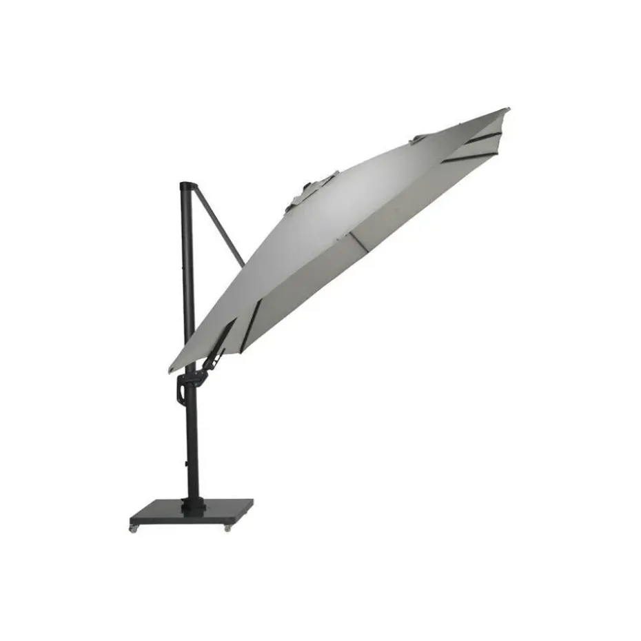 GI Hawaii zweefparasol Deluxe 300 x 300 cm. - Zand - met voet en hoes