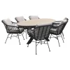 GI Margriet / Edison Ovale 6-delige Tuinset - 220 x 115 cm