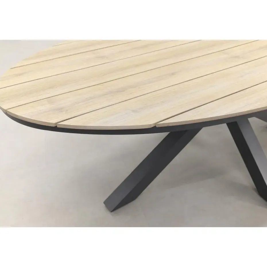 GI Margriet / Edison Ovale 6-delige Tuinset - 220 x 115 cm