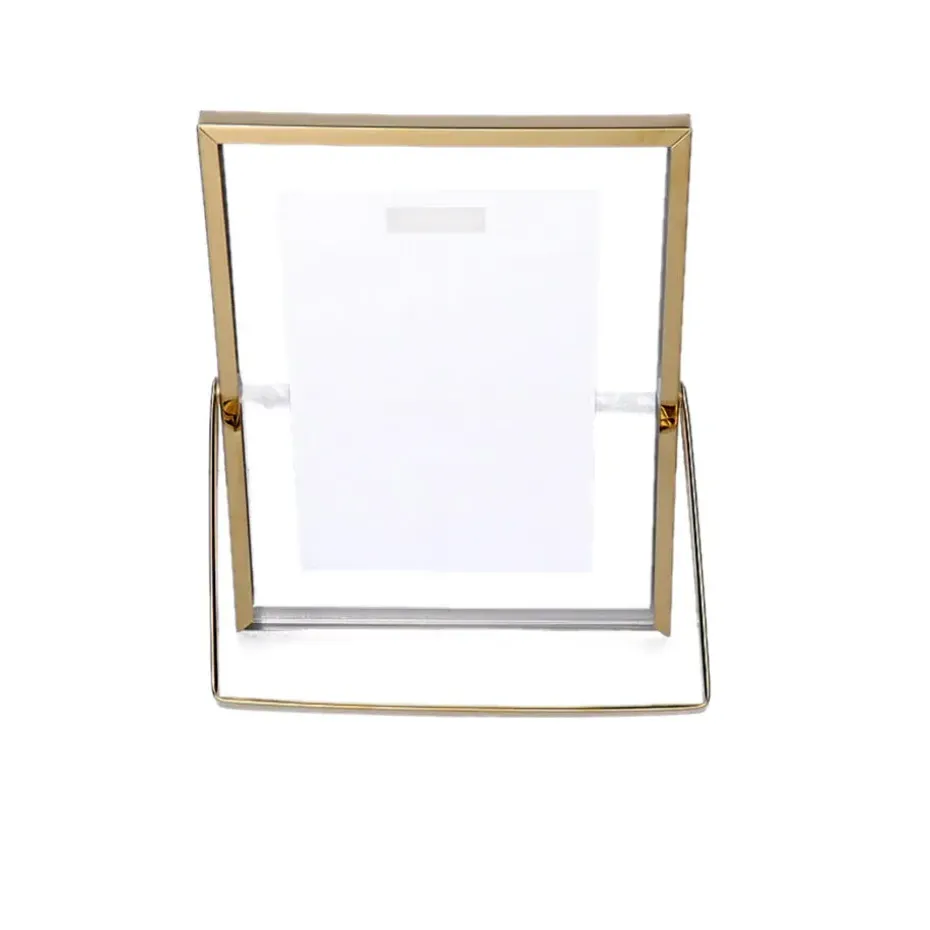 Giftdecor Fotolijstje - 10 x 15 cm - goud - metaal - modern