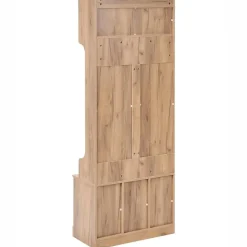 GINDAGAI - Schoenenkast - Lichtbruin - Hout