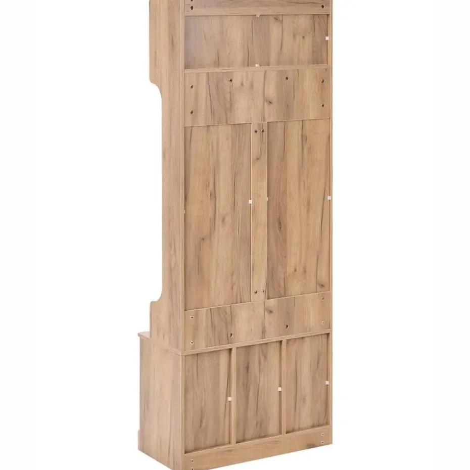 GINDAGAI - Schoenenkast - Lichtbruin - Hout