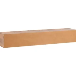 GLADSTONE - Wandgemonteerd TV-meubel - Bruin - 180 cm - Vezelplaat