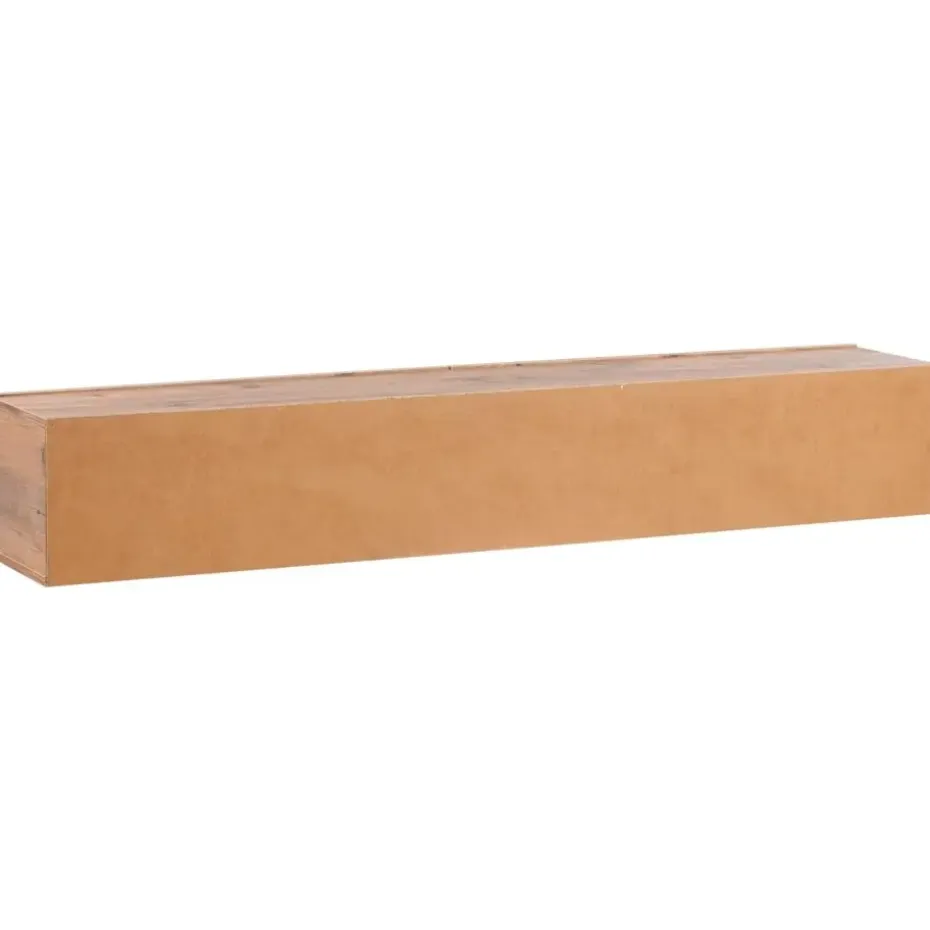 GLADSTONE - Wandgemonteerd TV-meubel - Bruin - 180 cm - Vezelplaat