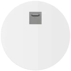 Glasschilderij Geschilderd landschap - Ø 50cm - Groen