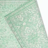 Goliving Buitenkleed Summer Flora - 183x290CM - Draagtas - Groen/Wit