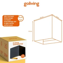 Goliving lamp – Wandlamp - Buitenlamp - Waterdichte LED-verlichting