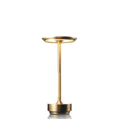 Goliving Tafellamp Op Accu - Oplaadbaar en Dimbaar - Hoogte 27 cm - Goud