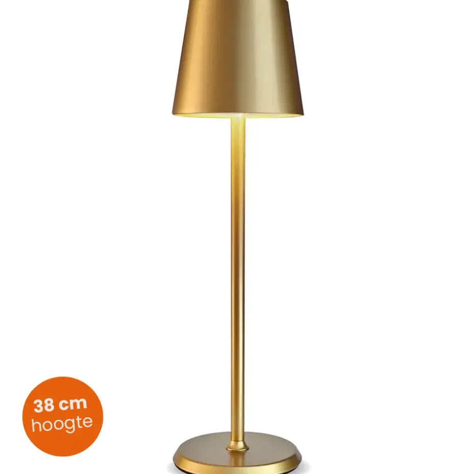 Goliving Tafellamp Oplaadbaar – Draadloos en dimbaar – Moderne touch lamp