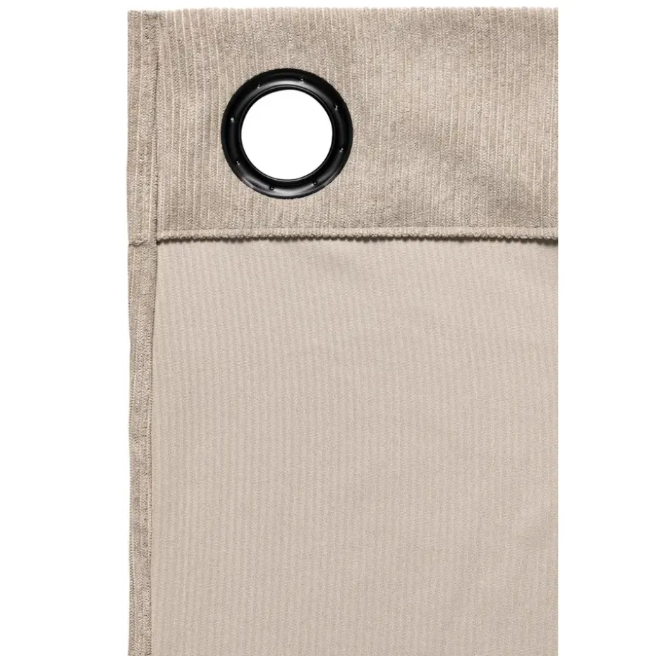 Gordijn Indy - zand - 140x280 cm (1 stuk)