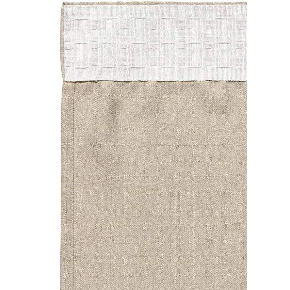 Gordijn Julian - beige - 140x280 cm (1 stuk)