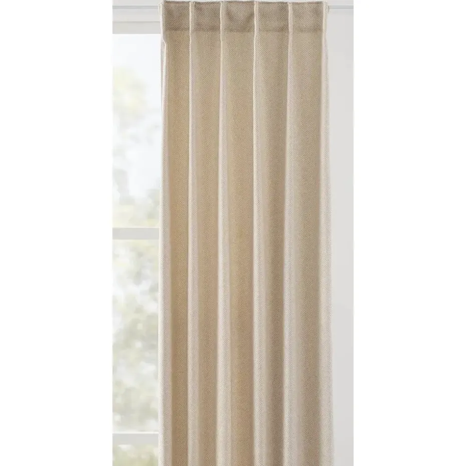 Gordijn Kaat lichtdoorlatend - beige - 140x280 cm