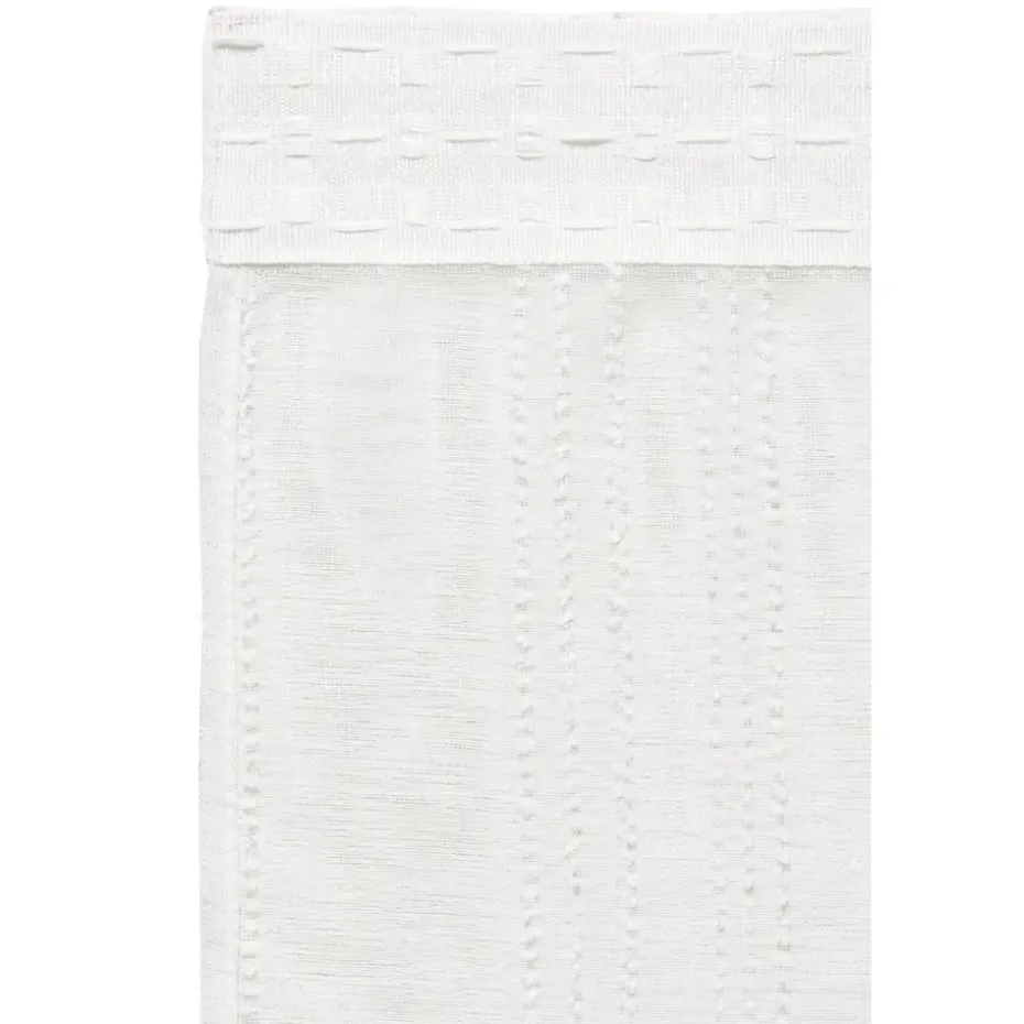 Gordijn Nora - wit - 140x280 cm (1 stuk)