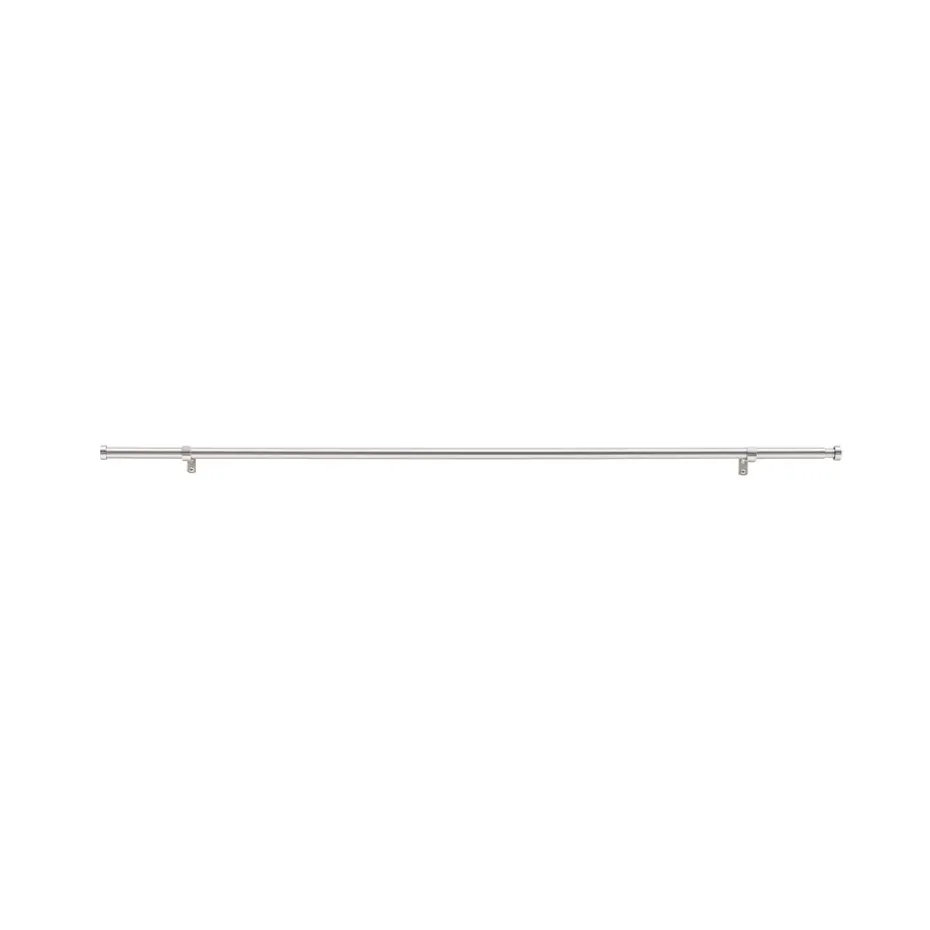 Gordijnroede - Uitschuifbaar - Stang van 125-240 cm - Zilver