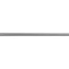 Gordijnroede 200cm grijs rvs - Ø28mm (1209046)