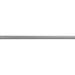Gordijnroede 200cm grijs rvs - Ø28mm (1209046)