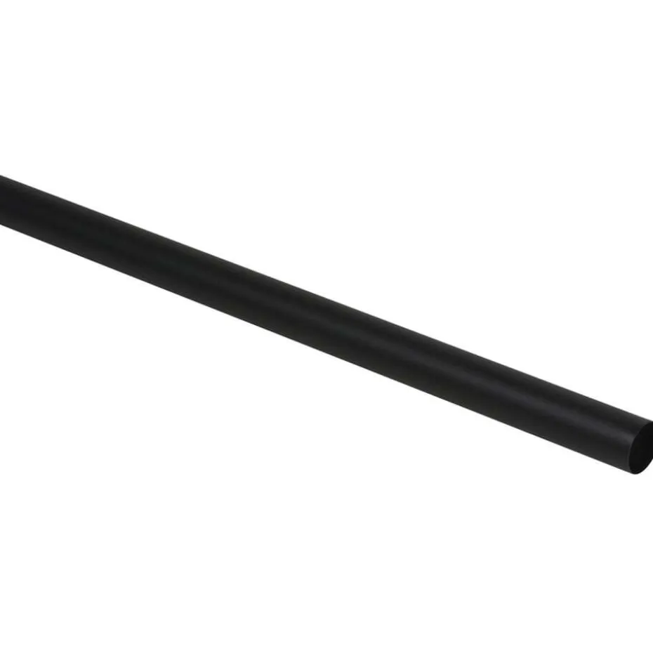 Gordijnroede 240cm zwart metaal - Ø20mm (1209059)