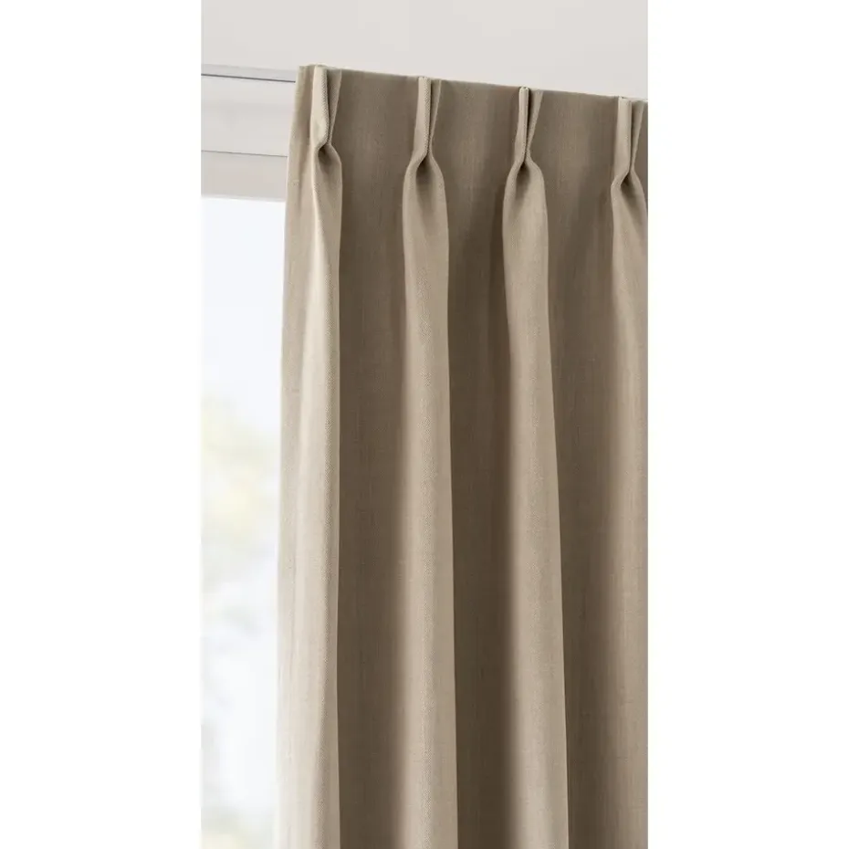 Gordijnstof Bowie semi verduisterend - beige