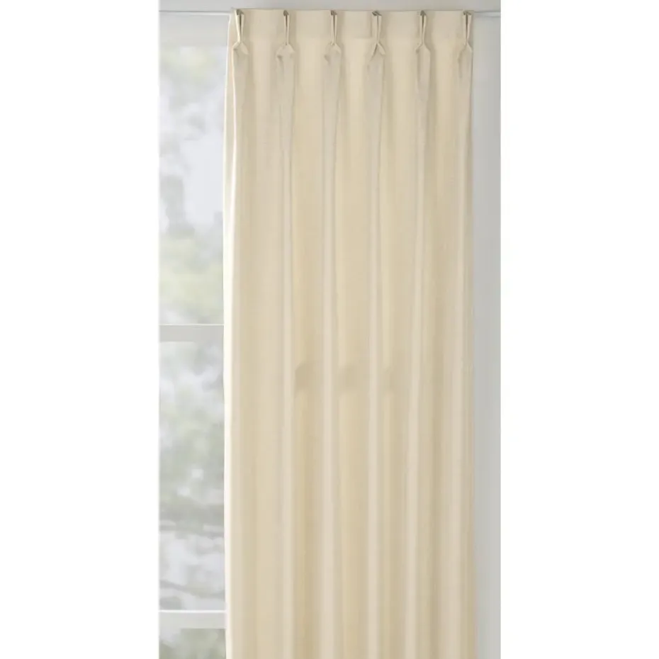 Gordijnstof Loom lichtdoorlatend - off-white
