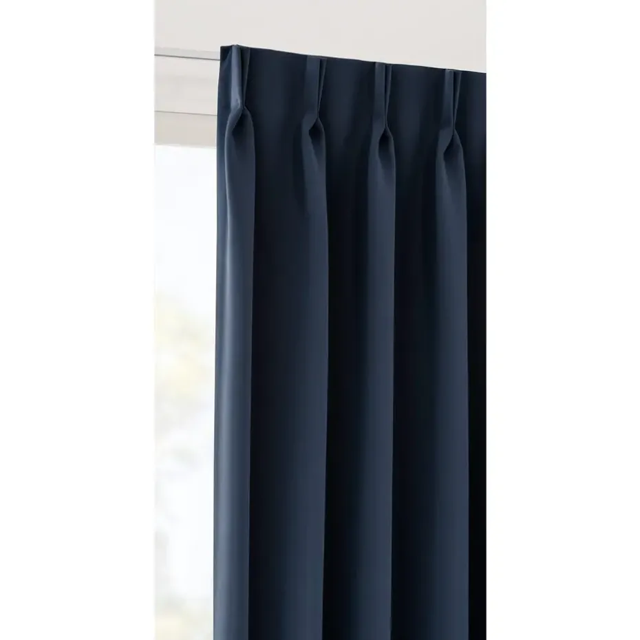 Gordijnstof Milano - donkerblauw