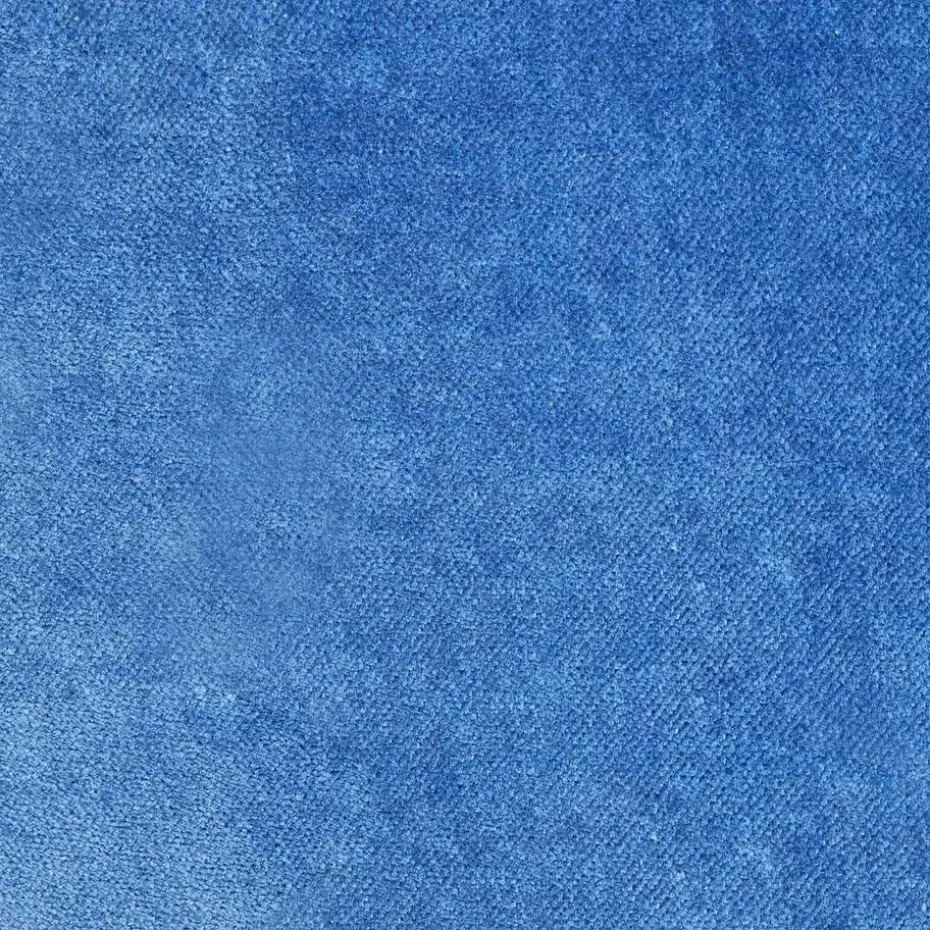 GOTHA - Poef - Blauw - Fluweel