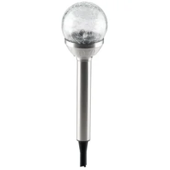 Grundig Prikspot - solar - RVS - tuinverlichting - 25 cm