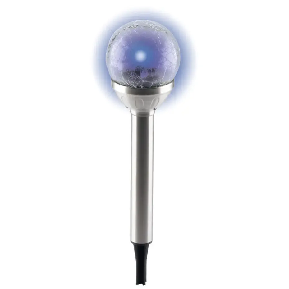 Grundig Prikspot - solar - RVS - tuinverlichting - 25 cm