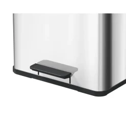 Hailo Öko Duo Plus L Prullenbak - 17+9L - RVS
