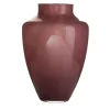 Hakbijl Glass Bloemenvaas Olaf - paars - glas - D24 x H37 cm