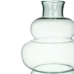 Hakbijl Glass Bloemenvaas Denise- transparant - glas - D29