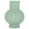 Hakbijl Glass Bloemenvaas Deborah - Groen - glas - D17 x H22 cm