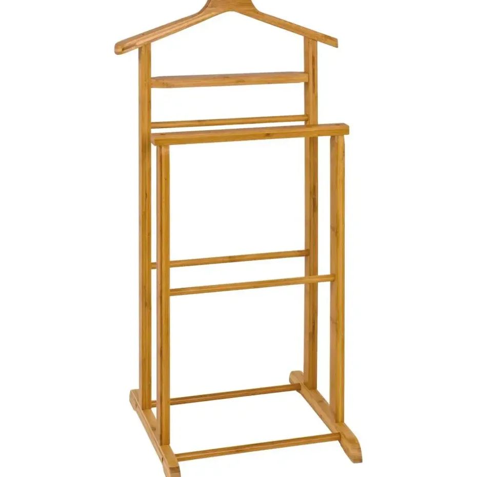 Haku Kledingrek met broekenhanger - Bamboe-design