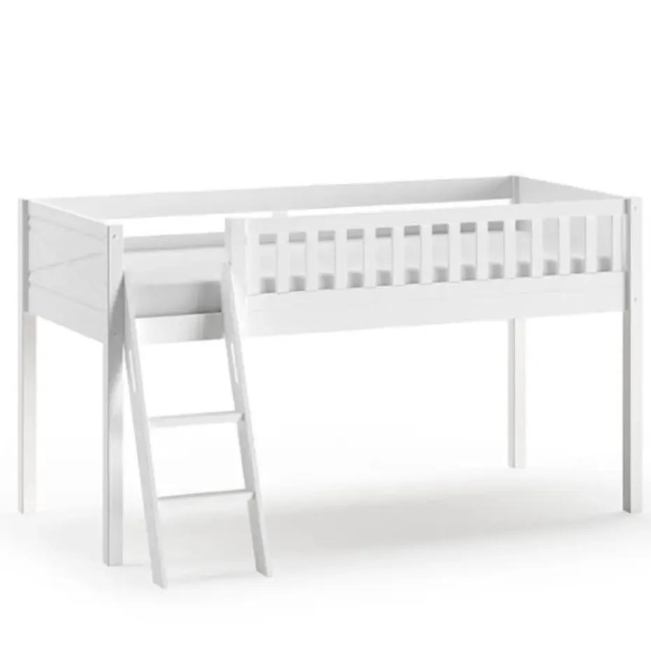 Halfhoogslaper Scottie 90x200 cm-wit