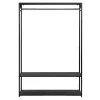 Halmeubel Isabelle - zwart - 175x118x40 cm