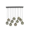 Hanglamp Alvaro - Antiek Brons - 120x25x29,5cm - 10L
