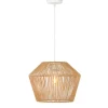 Hanglamp Caspian - Bruin/Wit- Ø40cm