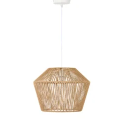 Hanglamp Caspian - Bruin/Wit- Ø40cm