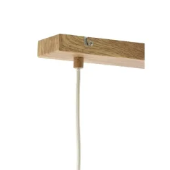 Hanglamp Dania - Naturel/Crème - 90x22x32cm - 3L