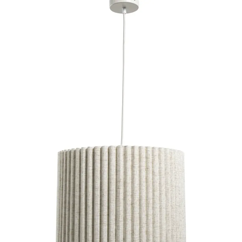 Hanglamp Rune naturel E27 - 120xØ40 cm