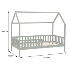 Happy Garden Bed MARCEAU - Bruin - Hout