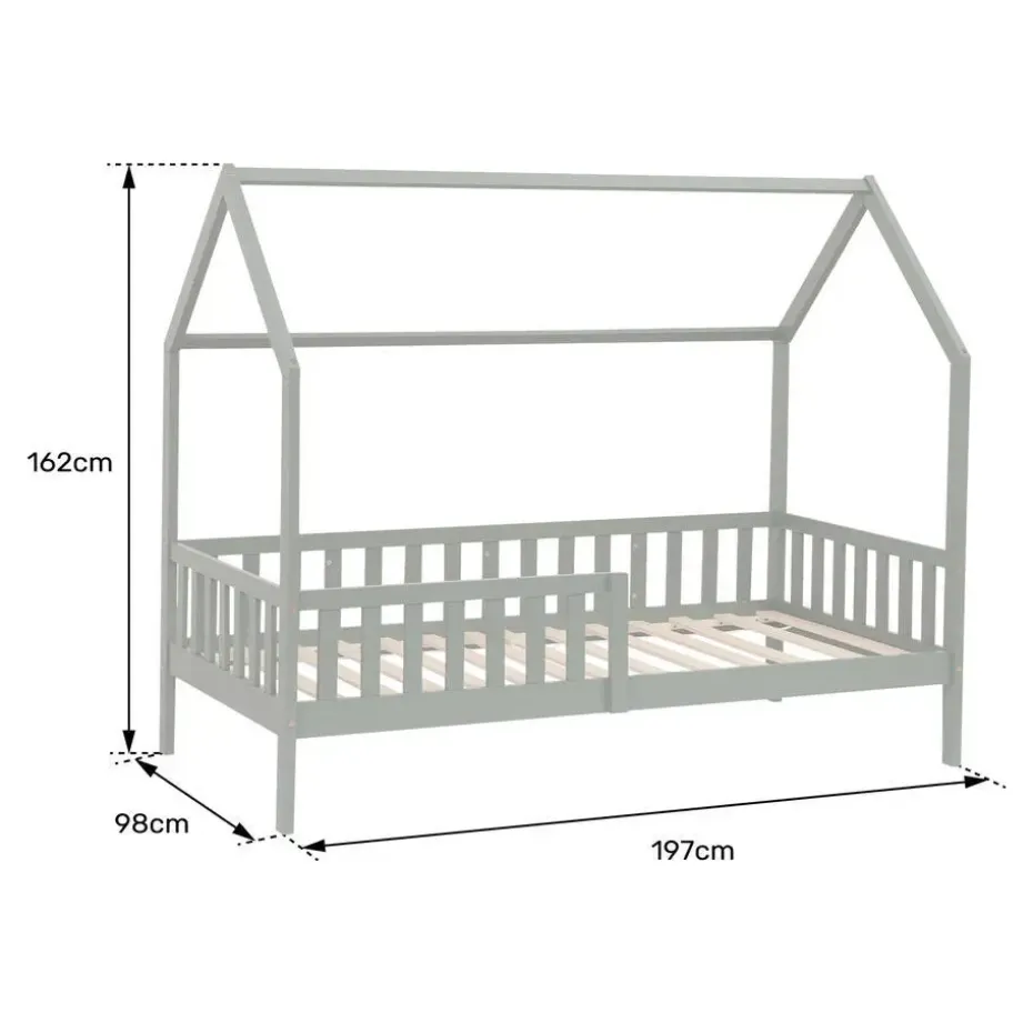 Happy Garden Bed MARCEAU - Bruin - Hout