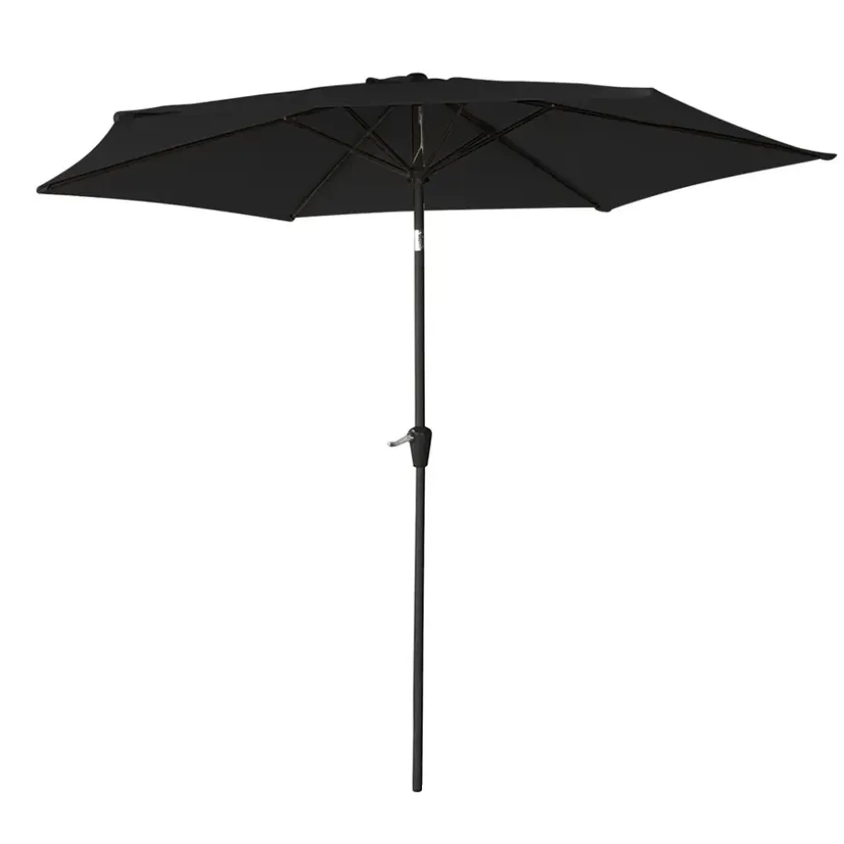 Happy Garden Parasol HAPUNA - Zwart - Aluminium
