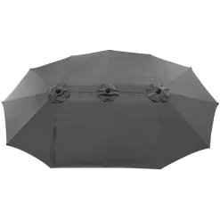 Happy Garden Parasol LINAI - Grijs - Stof
