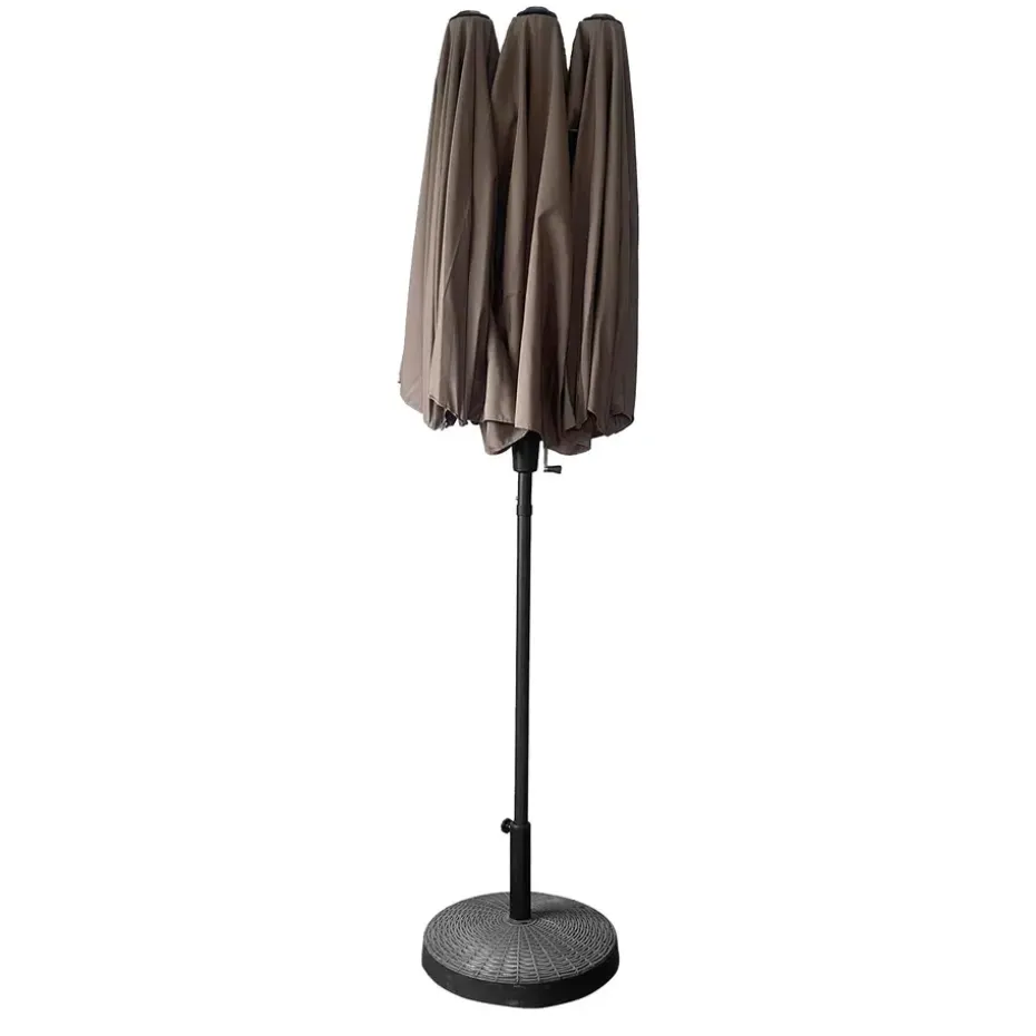 Happy Garden Parasol LINAI - Bruin - Stof
