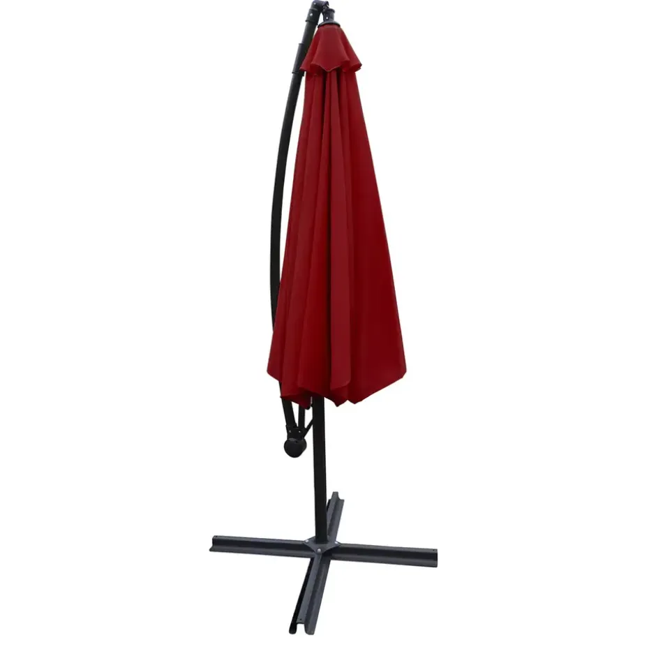 Happy Garden Parasol MOLOKAI - Rood - Staal