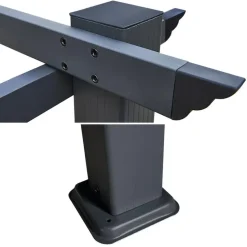 Happy Garden Pergola CASSIS - Grijs - Aluminium