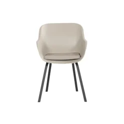 Hartman Le Soleil Element dining armstoel - Soft Taupe/Black - 2 st.