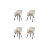 Hartman Le Soleil Element dining armstoel - Soft Taupe/Black - 4 st.
