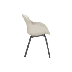 Hartman Le Soleil Element dining armstoel - Soft Taupe/Black - 4 st.